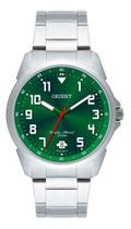 Relogio orient analogico verde metal prata mbss1154a e2sx Relogio orient analogico verde metal prata mbss1154a e2sx