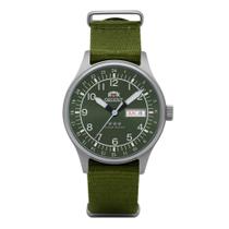 Relógio Orient Automático 3 Estrelas Verde Nylon Exclusivo