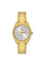 Relogio orient automatico branco metal dourado nh6gg001 s1kx