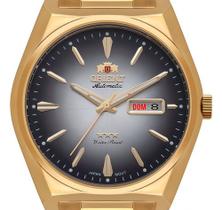 Relogio orient automatico cinza metal dourafo f49gg013 g1kx Relogio orient automatico cinza metal dourafo f49gg013 g1kx