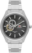 Relogio orient automatico cinza metal prata nh3ss005 g1sx Relogio orient automatico cinza metal prata nh3ss005 g1sx