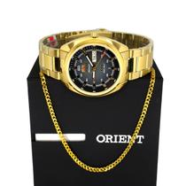 Relógio Orient Automatico Dourado 3 Estrelas NH3GG006P1KX