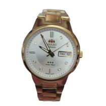 Relogio Orient Automatico Dourado F49Gg024L S1Kx