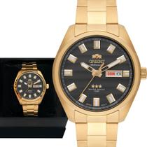 Relógio Orient Automático Dourado Masculino Prova Dágua Top 3 Estrelas 69GP076NH G1KX