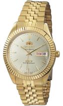 Relogio orient automatico dourado metal dourado 469ec7f c1kx