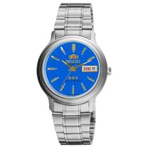 Relógio ORIENT Automático masculino aço azul 469WA1AF A1SX