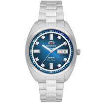 Relógio Orient Automático Masculino Aço Inoxidável Fundo Azul YN6SS004 D1SX