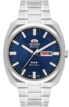 Relógio ORIENT Automático masculino azul prata F49SS021 D1SX