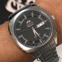 Relógio orient automático masculino clássico f49ss022 prata