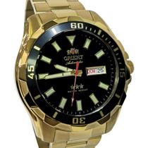 Relógio Orient Automático Masculino Dourado 469GP078 P1KX