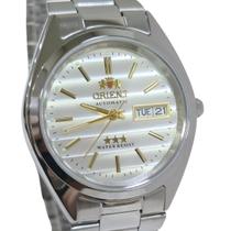 Relógio Orient Automático Masculino Prateado 469WA3NH B1SX Relógio Orient Automático Masculino Prateado 469WA3NH B1SX