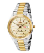 Relógio Orient Automático Misto Dourado 469WC1F C1SK Relógio Orient Automático Misto Dourado 469WC1F C1SK