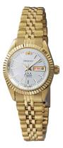 Relogio orient automatico prata metal dourado 559eb1nh b1kx
