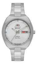 Relogio orient automatico prata metal prata f49ss028l s1sx