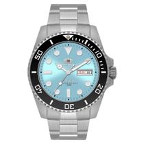 Relógio Orient Automático Submariner Azul Claro NH3SS010