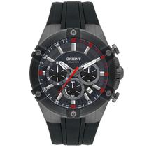 Relogio orient cronografo cinza silicone preto myspc005 g1px Relogio orient cronografo cinza silicone preto myspc005 g1px