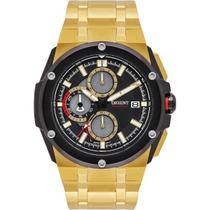 Relogio orient cronografo preto metal dourado mgssc056 p1kx cor:dourado Relogio orient cronografo preto metal dourado mgssc056 p1kx cor:dourado