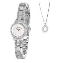 Relogio Orient de pulso Feminino Original Prateado Pequeno
