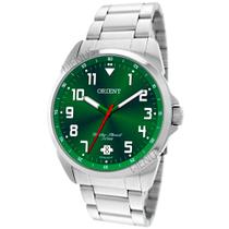 Relógio Orient De Pulso Masculino Esportivo Clássico Fundo Verde Resistênte à Água