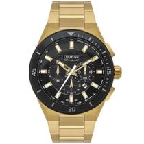 Relógio ORIENT dourado cronógrafo masculino MGSSC048 P1KX Relógio ORIENT dourado cronógrafo masculino MGSSC048 P1KX