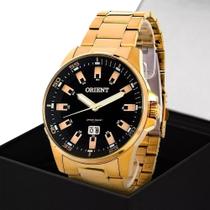 Relógio Orient Dourado Masculino Mgss1218 P1kx - Grande 45mm Relógio Orient Dourado Masculino Mgss1218 P1kx - Grande 45mm