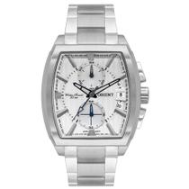 Relógio Orient Eternal Masculino Cronógrafo GBSSC010A S1SX Pulseira de Aço Prata