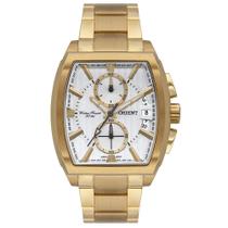 Relógio Orient Eternal Masculino Cronógrafo GGSSC001 S1KX Pulseira de Aço Dourado