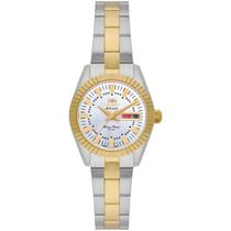 Relógio orient fem automatico dourado/prata nh6mm005 b1sk Relógio orient fem automatico dourado/prata nh6mm005 b1sk