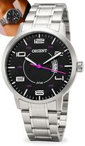 Relógio Orient Feminino Analógico Quartz De Pulso Elegante Prateado Em Aço Inoxidável A Prova Dágua Em 50 Metros Original
