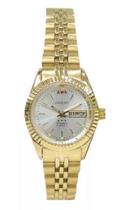 Relógio orient feminino automatico dourado 559eb1nh b1kx