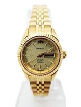 Relógio orient feminino automatico dourado 559eb1nhc1kx