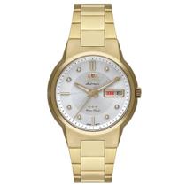 Relógio ORIENT feminino automático dourado F49GG024L S1KX