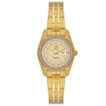 Relógio ORIENT feminino automático dourado NH6GG006 C1KX