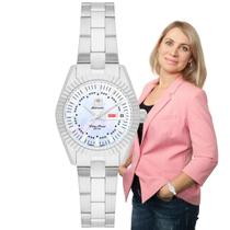 Relógio Orient Feminino Automático Pequeno Redondo Mecânico Prova Dágua 50 Metros NH6SS005 B1SX Relógio Orient Feminino Automático Pequeno Redondo Mecânico Prova Dágua 50 Metros NH6SS005 B1SX