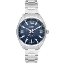 Relógio ORIENT feminino azul prata analogico FBSS1183 D2SX