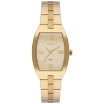 Relógio Orient Feminino Ref: Lgss0065 C3kx Retangular Dourado