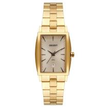 Relógio Orient Feminino Ref: Lgss1015 C1kx Retangular Dourado