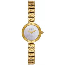 Relógio Orient Feminino Retro Dourado Mini Fgss0213 B1KX Kit