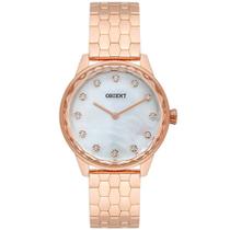 Relógio ORIENT feminino rosê madrepérola FRSS0078 B1RX