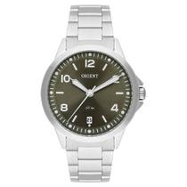Relógio ORIENT feminino verde prata FBSS1159 E2SX Relógio ORIENT feminino verde prata FBSS1159 E2SX