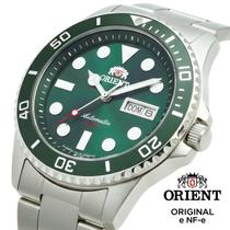 Relógio Orient Homem Automático Verde Submariner Original Prata Verde