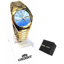 Relógio Orient Masculino Analógico Automático Dourado 469WC2F D1KX