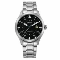 Relógio Orient Masculino Analógico Clássico Aço Prata Fundo Preto 42mm MBSS1487P1SX Relógio Orient Masculino Analógico Clássico Aço Prata Fundo Preto 42mm MBSS1487P1SX