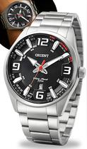 Relógio Orient Masculino Analógico De Pulso Prateado Casual Quartz Aço Inoxidável Brilha No Escuro Calendário Prova D água 50 Metros Original Relógio Orient Masculino Analógico De Pulso Prateado Casual Quartz Aço Inoxidável Brilha No Escuro Calendário Prova D água 50 Metros Original
