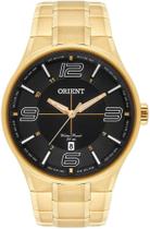 Relógio ORIENT masculino analógico dourado MGSS1136 P2KX