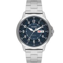 Relógio ORIENT masculino analógico prata azul MBSS1508 D2SX Relógio ORIENT masculino analógico prata azul MBSS1508 D2SX