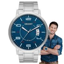 Relógio Orient Masculino Analógico Prata MBSS1381 D2SX Relógio Orient Masculino Analógico Prata MBSS1381 D2SX