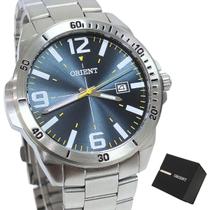 Relógio Orient Masculino Analógico Prateado MBSS1394 D2SX Relógio Orient Masculino Analógico Prateado MBSS1394 D2SX