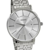 Relógio Orient Masculino Analógico Prateado Slim MBSS1261 S1SX