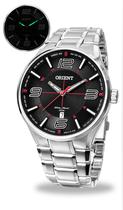 Relógio Orient Masculino Analógico Quartz De Pulso Esportivo Casual Prateado Em Aço Inoxidável A Prova Dágua Em 50 Metros Original Relógio Orient Masculino Analógico Quartz De Pulso Esportivo Casual Prateado Em Aço Inoxidável A Prova Dágua Em 50 Metros Original
